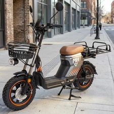 Электровелосипед 16 д. Prof1 Pulse PS-1601 черный с аккумулятором 60V20AH